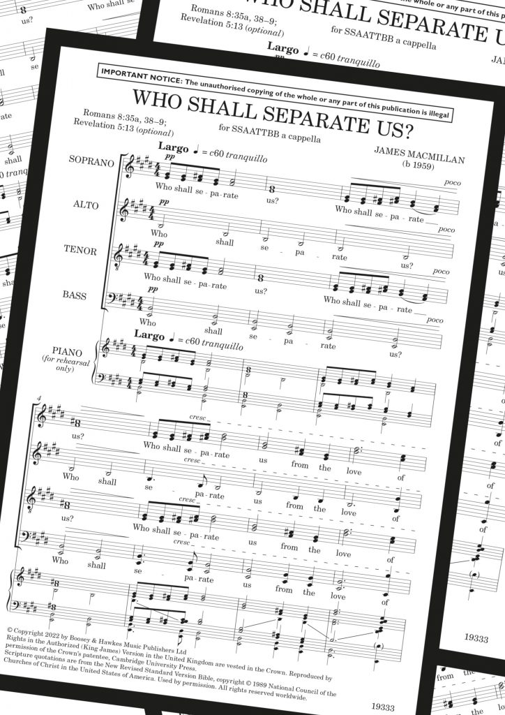 Halstan Print New Choral Work For Queen Elizabeth II’s funeral.